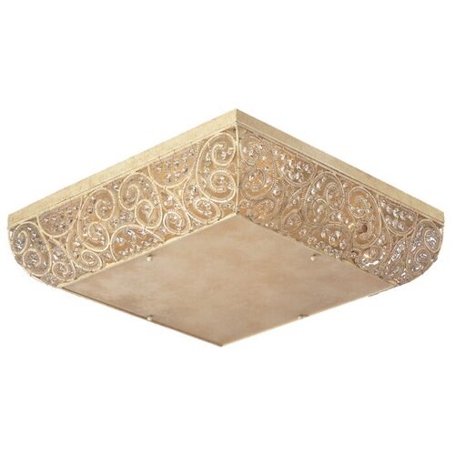 Люстра с хрусталем, L7505/12C SS. Размер стороны 65 см, высота 19 см. Ламп 12хE14