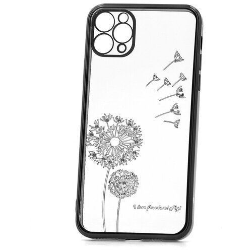 фото Чехол на айфон 11 pro max kruche flash drill black кruче