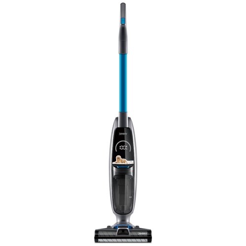 Пылесос вертикальный Jimmy HW8 Graphite+Blue Cordless Vacuum&Washer с функцией влажной уборки с адаптером модели ZD24W342060EU