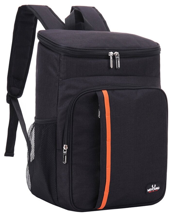 Кемпинг-рюкзак мужской с изолированными отделениями, цвет черный, Shamoon