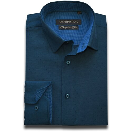 фото Рубашка мужская imperator porto 3, рос.р-р: 60/3xl (170-178, 46 ворот)