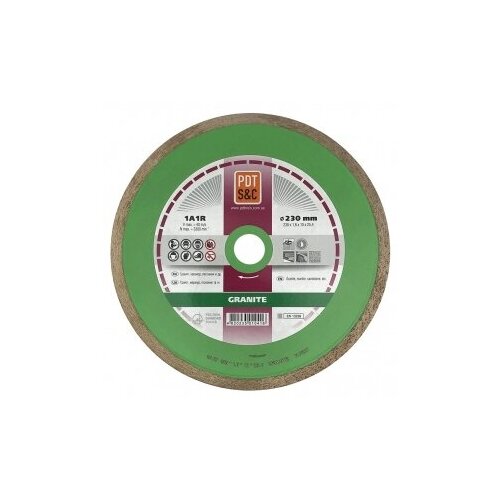 Алмазные диски Полтавский алмазный инструмент Алмазный диск по граниту, мрамору и песчанику 230 мм Granite Полтавский алмазный инструмент