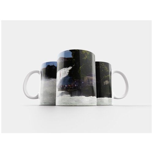 фото Кружка "водопад, рейнский водопад, швейцария" 320 мл lotsprints