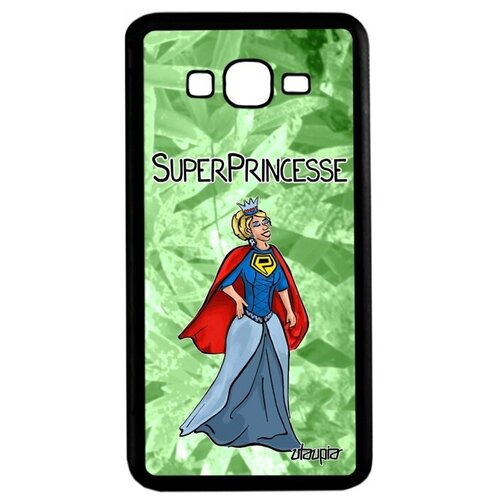 фото Защитный чехол для телефона // samsung galaxy grand prime // "суперпринцесса" комикс веселый, utaupia, белый