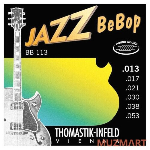 Струны для электрогитары Thomastik 13-53 BB113 Jazz BeBob