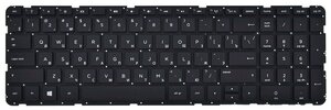 Клавиатура черная без рамки для HP Pavilion 250 G3, 15-e, 15-g, 15-s, 255 G3, 15-n071sr, 250 G2, 15-e011sr, 15-r, 15-r098sr, 15-n и др