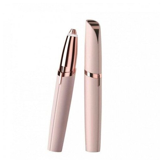 Портативный триммер-эпилятор для коррекции бровей Flawless Brows, розовый. - фотография № 2