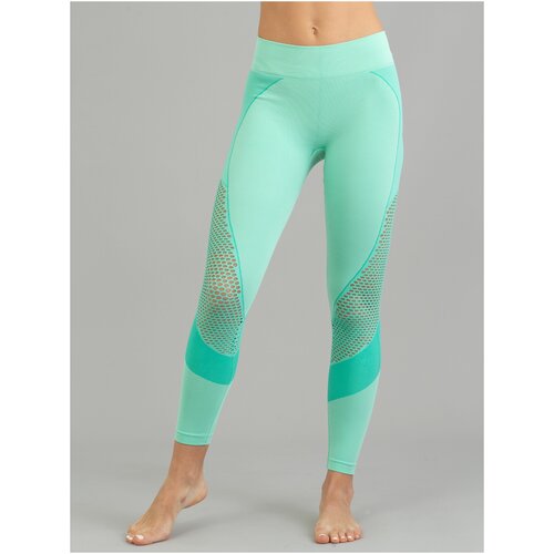 фото Леггинсы giulia leggings sport rete essential размер l, biscay green (голубой)