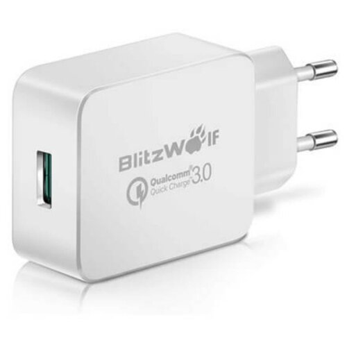 Сетевое зарядное устройство BlitzWolf BW-S5 Quick Charge 3.0 White