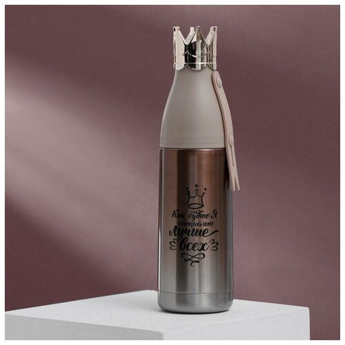 фото Термос «лучше всех», с короной, 350 мл, время сохранения тепла 12 ч komandor