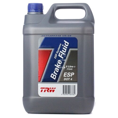 Тормозная жидкость TRW DOT 4 ESP PFB445, 5, 5500