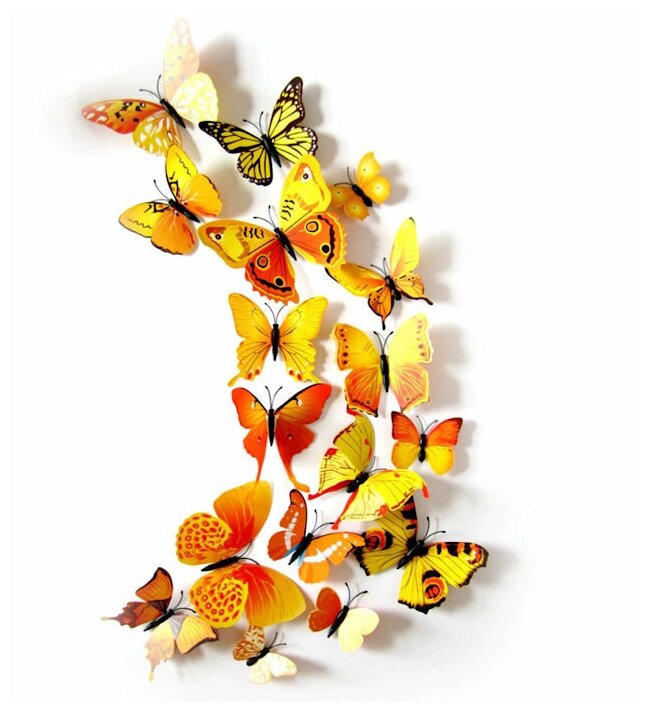 Страна Карнавалия Набор для украшения «Бабочки», 12 шт, цвет фиолетовый - фотография № 7