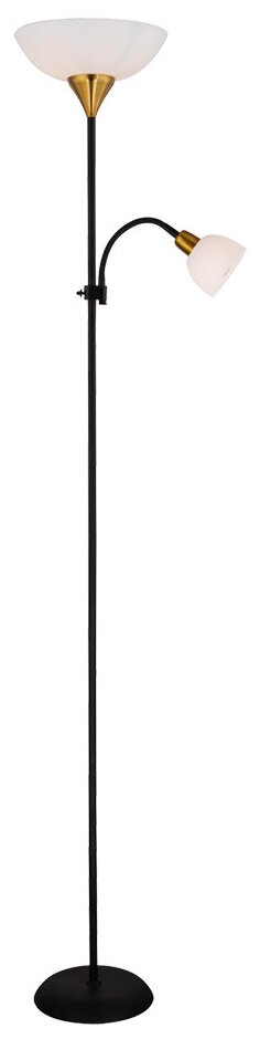 Торшер Arte Lamp Duetto A9569PN-2BK, E27, кол-во ламп:1шт, Черный