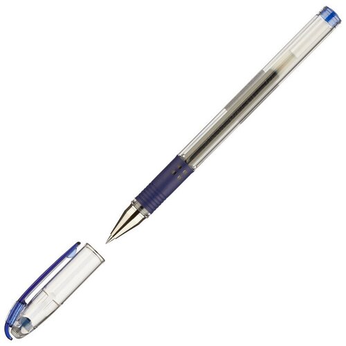 Ручка гелевая PILOT BLN-G3-38 резин. манжет. синяя 0,2мм Япония