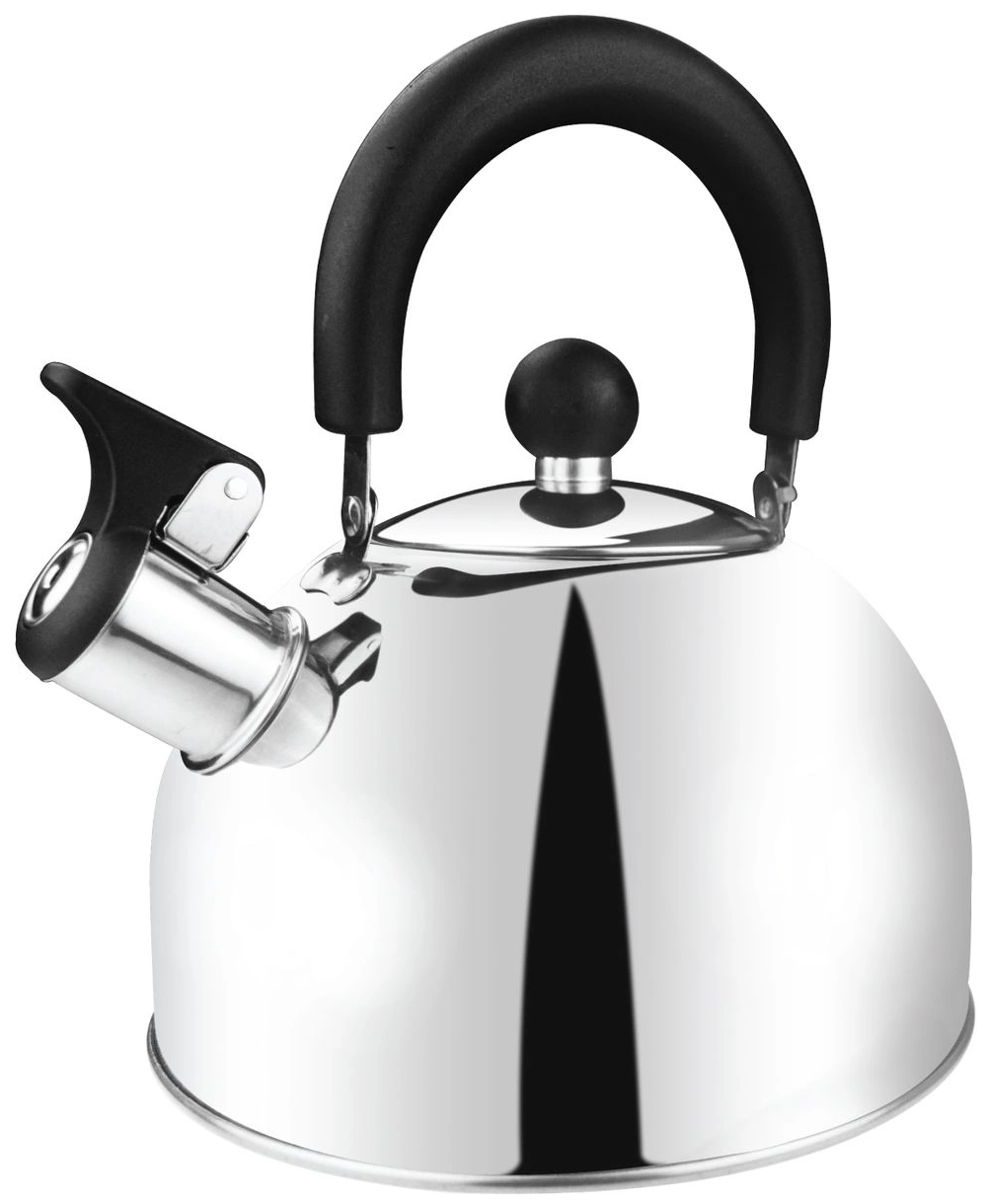Чайник Hitt Standard Plus со свистком и с крышкой 2,5л, капсулированное дно - фото №1