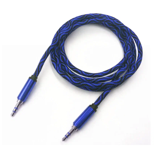 Аудио кабель AUX 3 м / AUX Кабель / Акустический провод аукс / Кабель aux jack 3.5 мм / синий