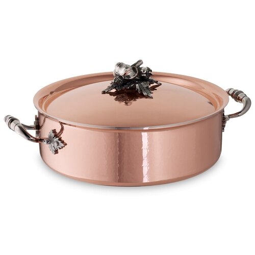 Сотейник RUFFONI Opus Cupra 5 л 26 см с декорированной крышкой и двумя ручками