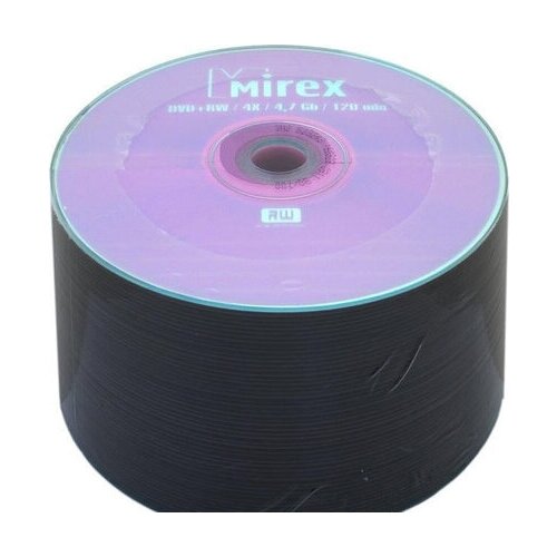 Диск Dvd-rw Mirex 4.7 Gb, 4x, Shrink (50), (50/500)