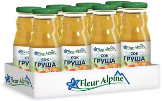 Сок Fleur Alpine Грушевый, c 4 месяцев, 0.2 л, в упаковке 8 шт.