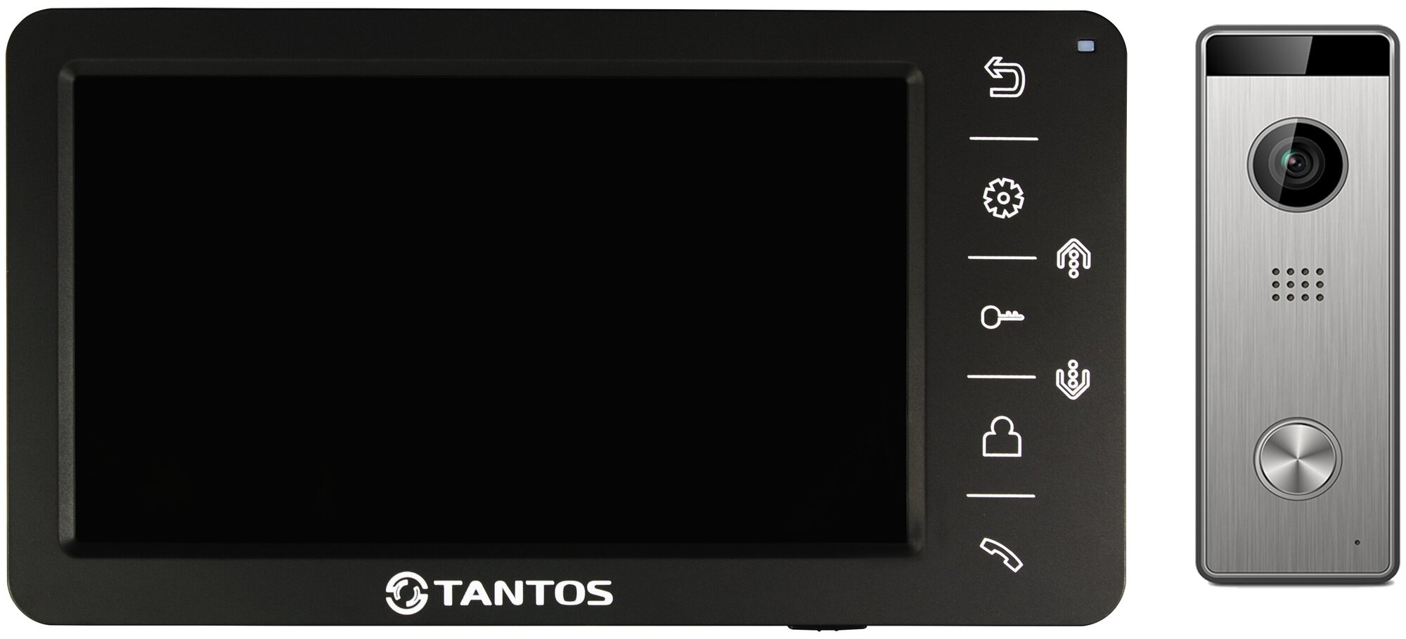 Tantos Amelie HD (черный) и Triniti HD (комплект домофона 7" HD)