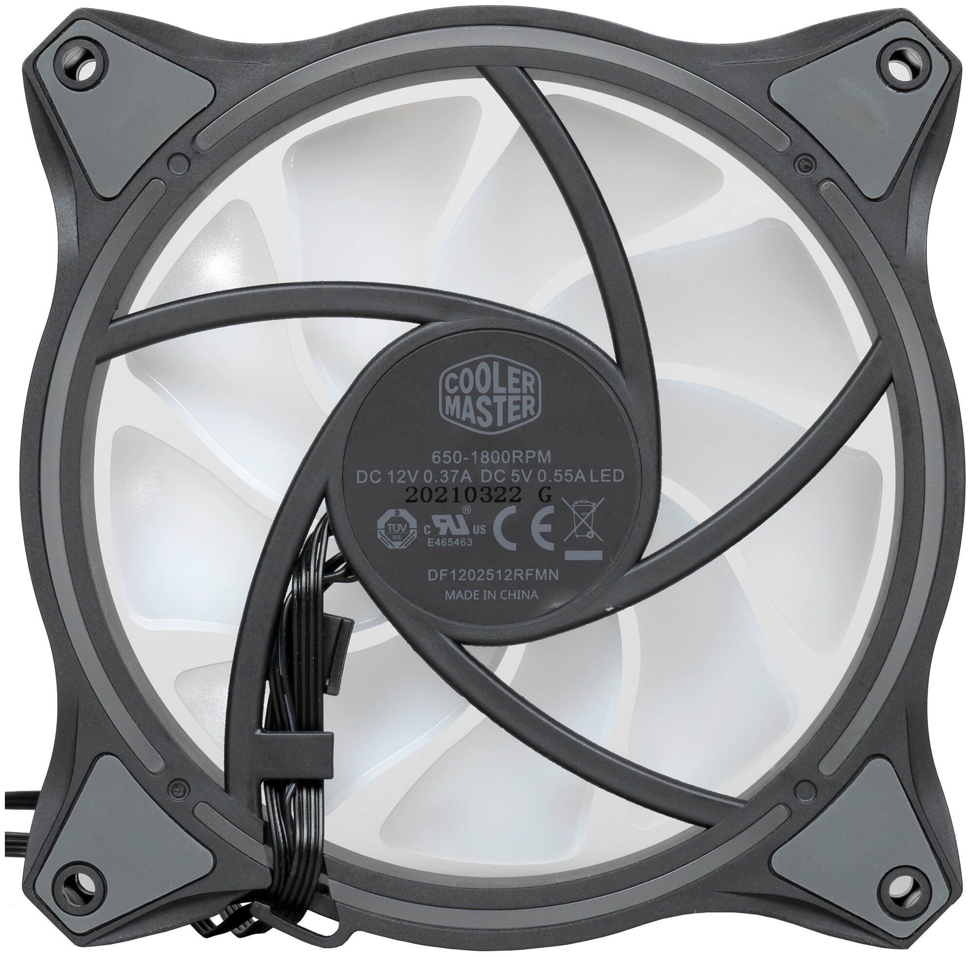 Вентилятор для корпуса Cooler Master MasterFan MF120 Halo