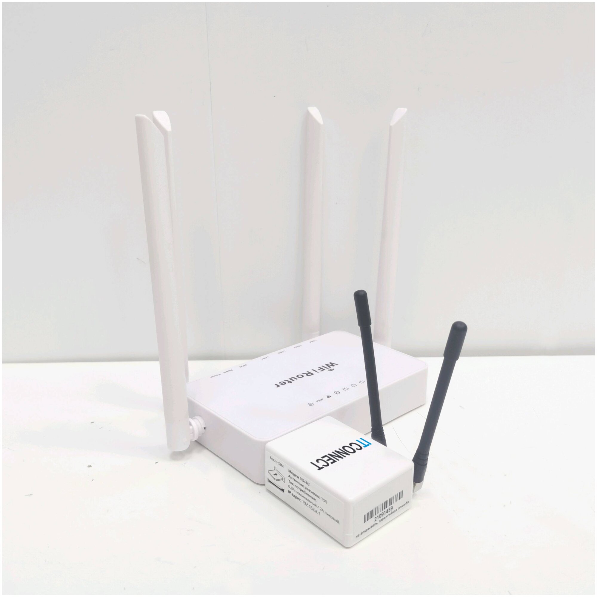 Комплект Интернета 4G LTE USB Модем iTCONNECT-PRO + WiFi Роутер как Huawei 3372h-153 3372 153 для Интернета с iMEi \ TTL