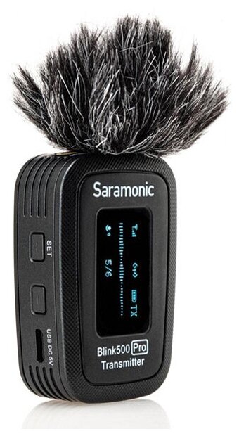 Saramonic Blink500 Pro B6 (TX+TX+RXUC) приемник и 2 передатчика с кейсом-зарядкой для телефона - фото №7