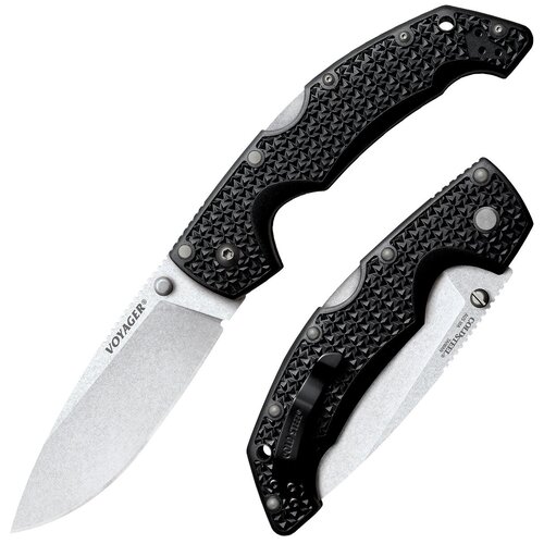 НОЖ COLD STEEL 29AB voyager large drop plan edge нож air lite drop point aus 10a g 10 26wd от cold steel