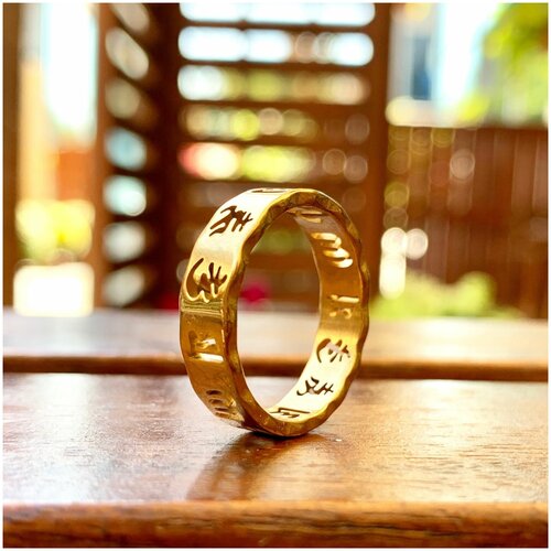 Кольцо, размер 15, золотой кольцо механизм размер 15 золотой