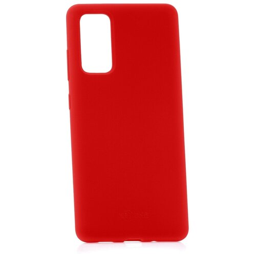 фото Чехол на samsung galaxy s20 fe kruche silicone plain red кruче
