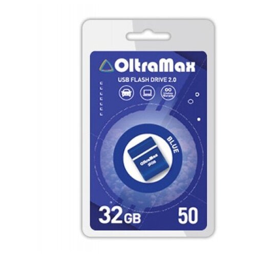 USB Flash Drive 32Gb - OltraMax 50 OM-32GB-50-Blue oltramax om 32gb 50 blue 2 0