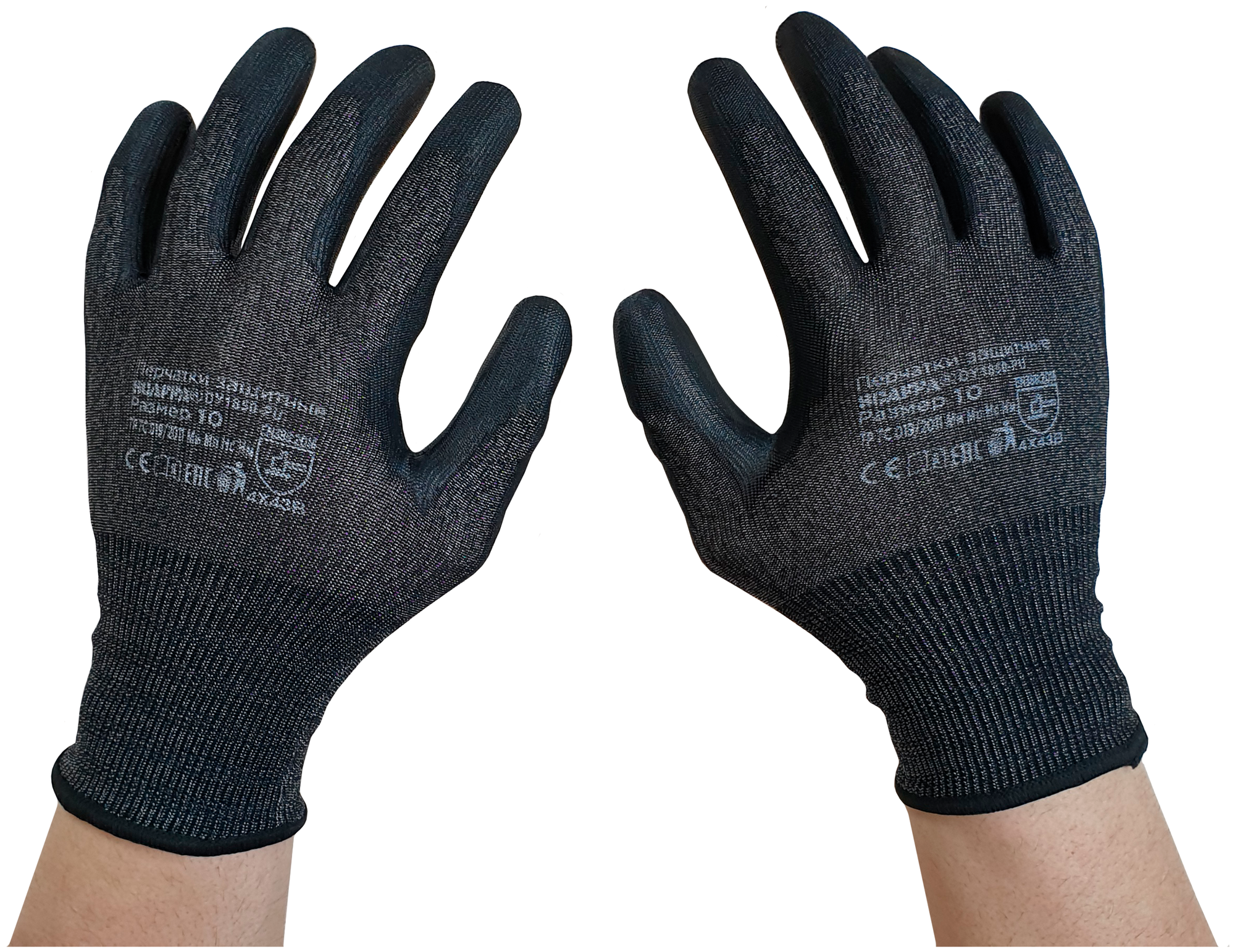 Перчатки для защиты от порезов модель DY1850-PU размер 9 SCAFFA