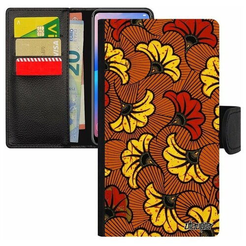 фото Чехол-книжка на телефон iphone 8 plus, "африканский принт" цветы этнический utaupia