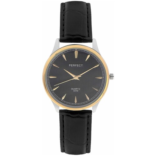 фото Часы наручные мужские, кварцевые, на батарейке, повседневные, молодежные, классические, на кожаном ремешке, на металлическом браслете perfect