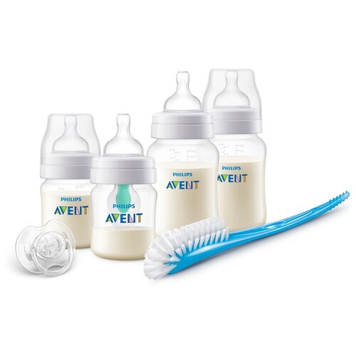 Philips AVENT Набор для кормления новорождённых Anti-colic SCD807/00, 7 предметов, с рождения