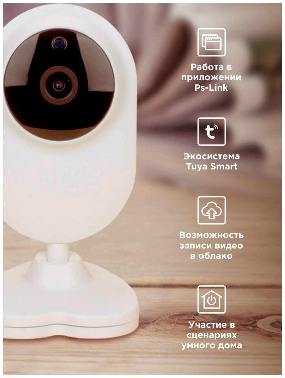 Умная камера видеонаблюдения WIFI IP 1Мп 720P Ps-Link TD10 - фотография № 2