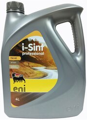 Синтетическое моторное масло Eni/Agip i-Sint Professional 5W-40, 4 л