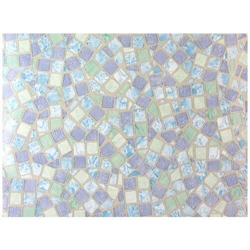 Пленка самоклеящаяся D &B 8062 мозаика сине-зеленая, 0,45х8м