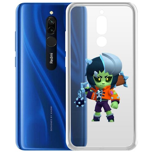 фото Чехол-накладка clear case brawl stars-зомбиби для xiaomi redmi 8 krutoff group