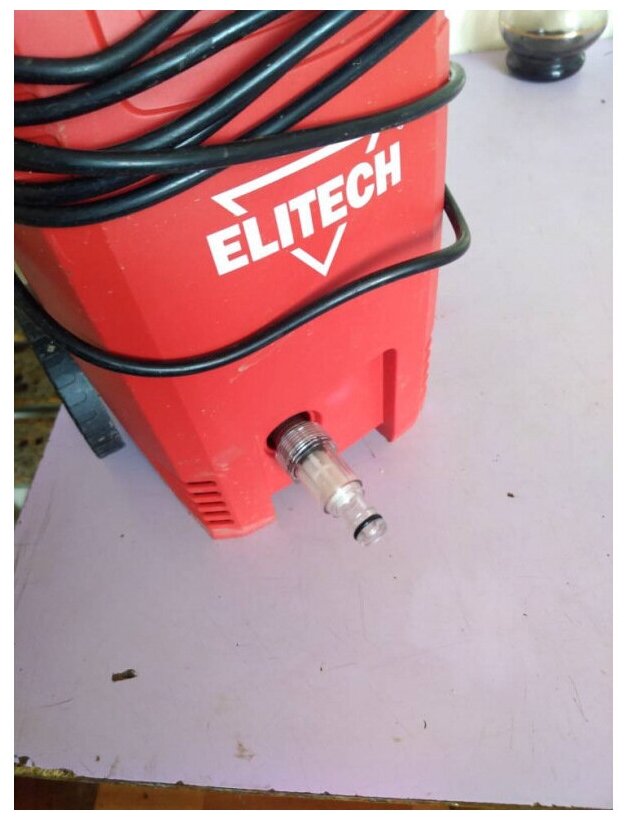 Коннектор со встроенным фильтром очистки воды ELITECH - фото №4