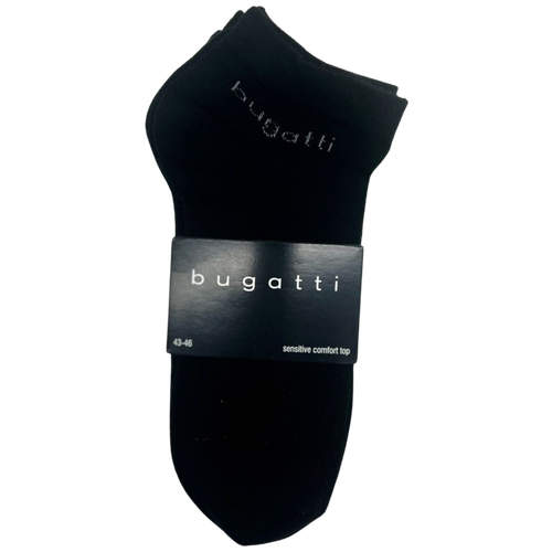 Носки Bugatti, размер 43-46, черный носки мужские черные 1 шт 3 шт