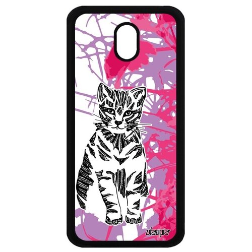 фото Противоударный чехол на смартфон // galaxy j5 2017 // "кот" дикий котенок, utaupia, розовый