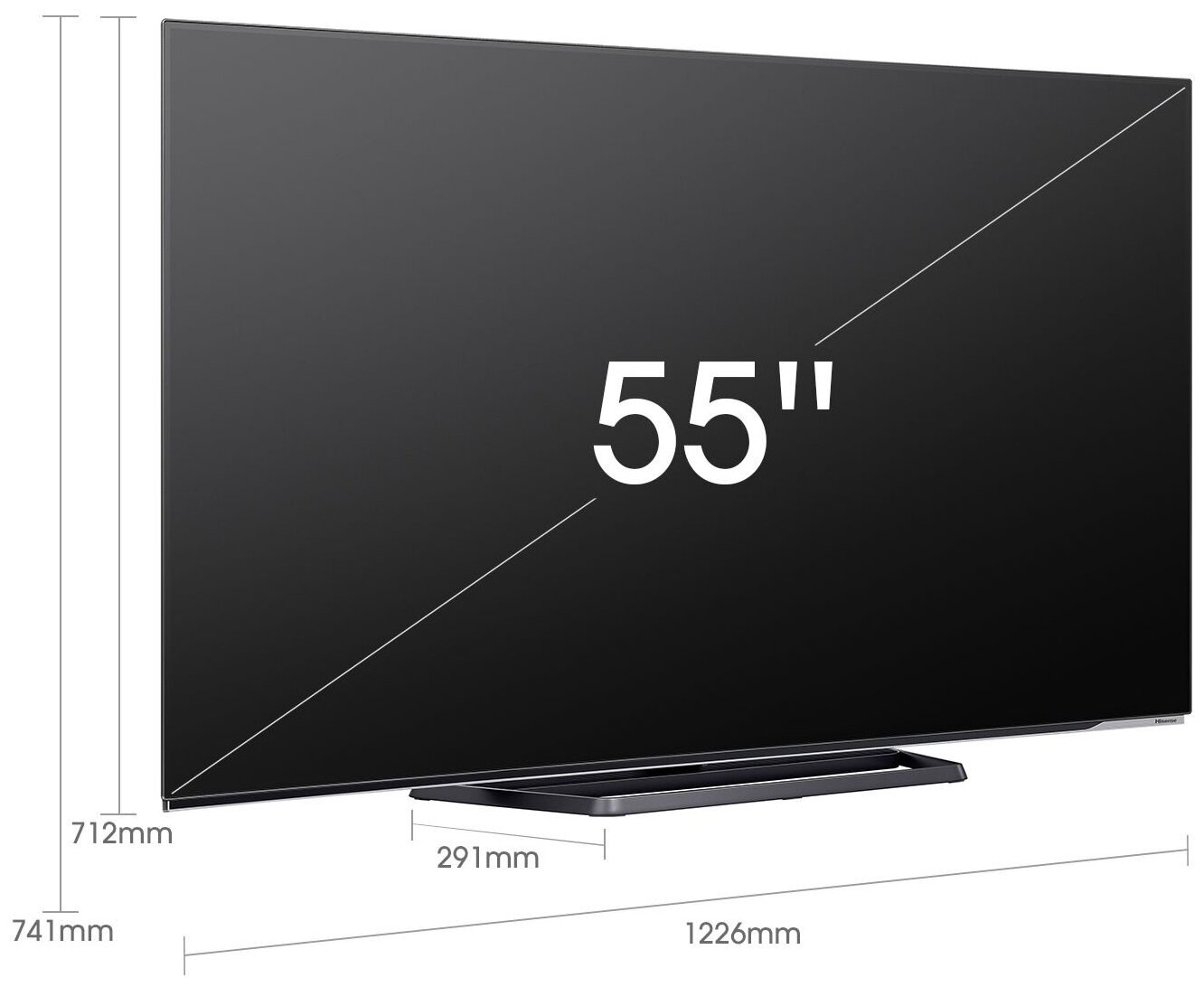 Телевизор Hisense 55A85H, 55", 4K Ultra HD, черный - фото №8