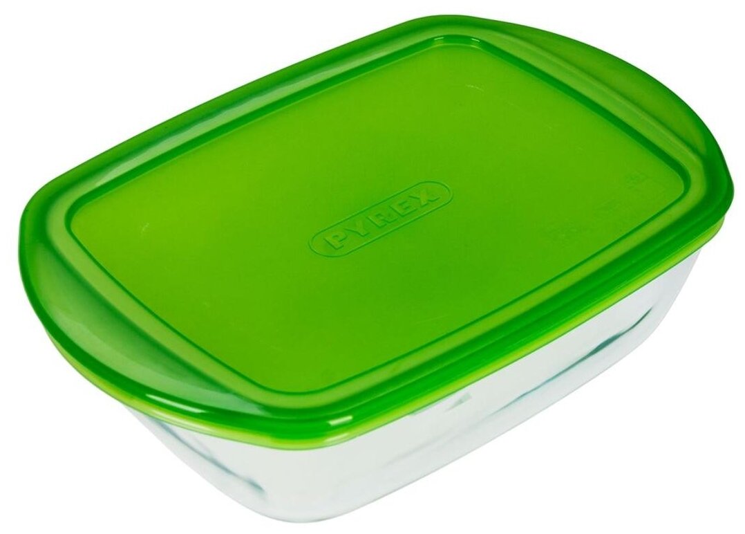 Блюдо для запекания с крышкой Pyrex РYREX Cook&Store прямоугольное, 23х15x6.5 см 1,1 л