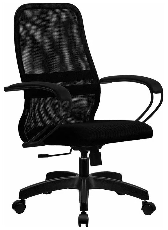 Кресло офисное метта SU-C-8/подл.100/осн.001 (Черный)