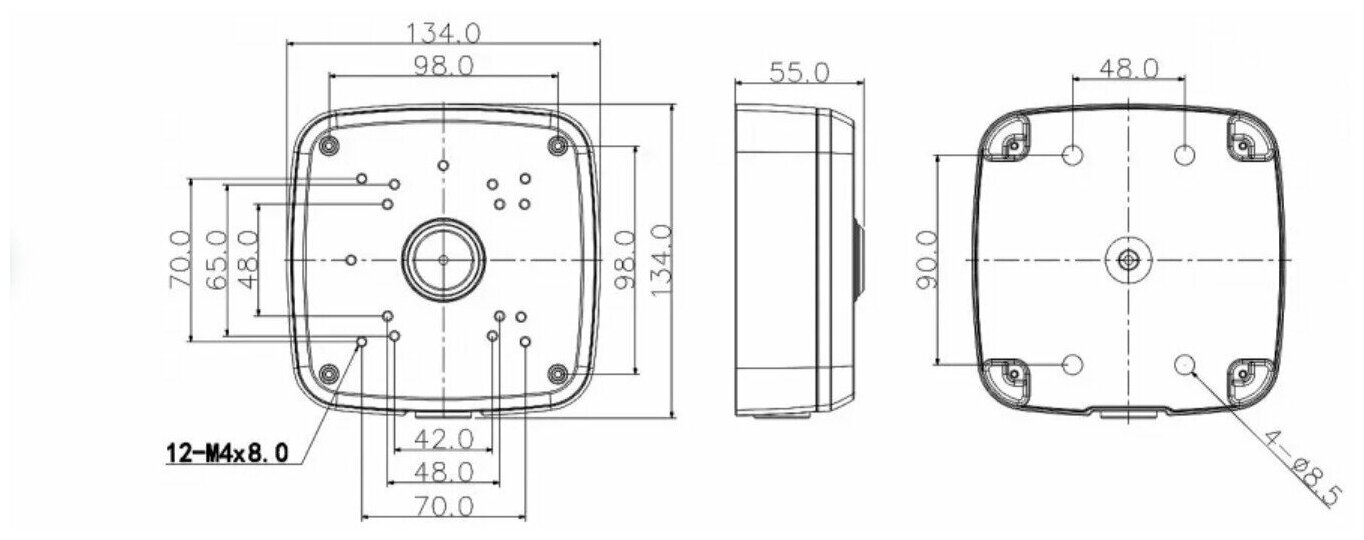 Монтажная коробка Dahua DH-PFA121 - фото №5