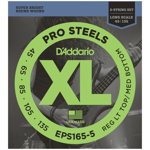 фото D'addario eps165-5 струны для бас-гитары
