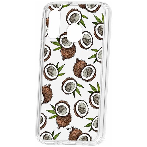 фото Чехол на samsung galaxy a40 2019 kruche print кокосы / чехол для samsung / чехол с рисунком / чехол с принтом / чехол для самсунг / чехол для самсунг / бампер на гелакси / чехол накладка для гэлэкси / противоударная накладка для samsung galaxy / защита для galaxy / защита на samsung / cиликоновый чехол для samaung galaxy / пластиковый чехол на самсунг / защитный чехол для самсунг / чехольчик / защита телефона / ударопрочный чехол / галакси кruче