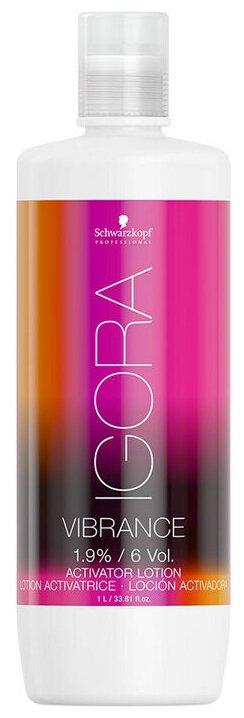 Schwarzkopf / Лосьон-окислитель Schwarzkopf Igora Vibrance 1,9%, 1000 мл