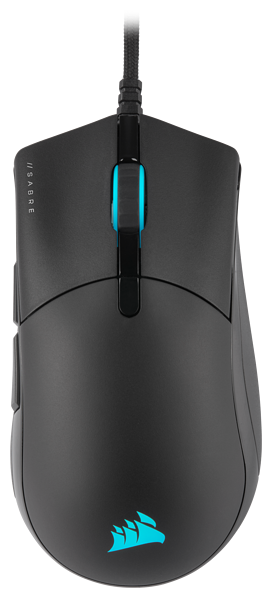 Мышь беспроводная Corsair SABRE RGB PRO WIRELESS CHAMPION SERIES чёрный USB + Bluetooth